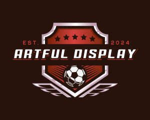 Soccer League Football logo design