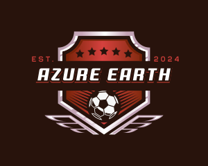 Soccer League Football logo design