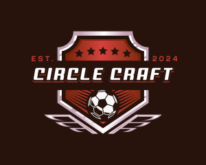 Soccer League Football logo design