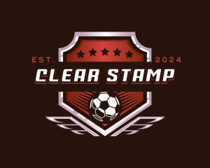 Soccer League Football logo design