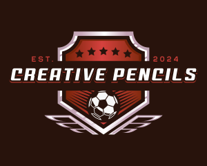 Soccer League Football logo design