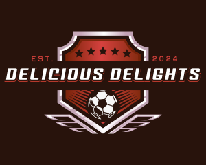 Soccer League Football logo design