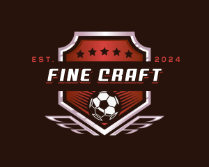 Soccer League Football logo design