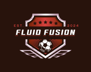 Soccer League Football logo design