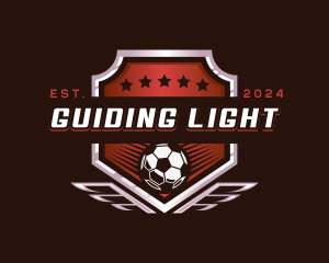 Soccer League Football logo design