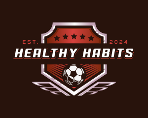 Soccer League Football logo design