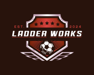 Soccer League Football logo design