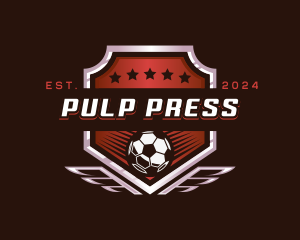 Soccer League Football logo design