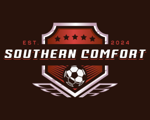 Soccer League Football logo design