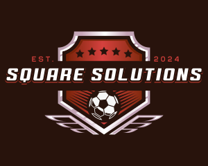 Soccer League Football logo design