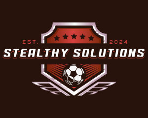 Soccer League Football logo design