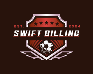 Soccer League Football logo design