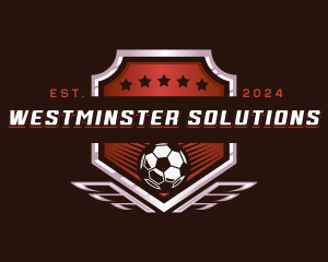 Soccer League Football logo design