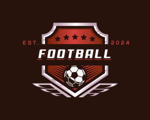 Soccer League Football logo design