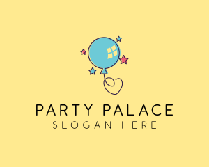 Balloon Party Celebration logo design