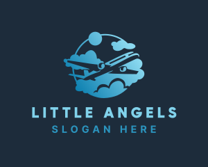 Airplane Airline Transport logo design