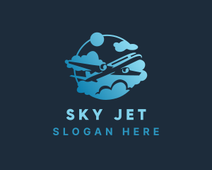 Airline - Airplane Airline Transport logo design