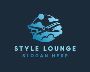 Airplane Airline Transport logo design