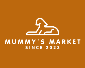 Mummy - Egypt Sphinx Artifact logo design