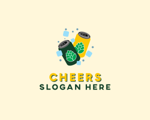 Beer Can Beverage  logo design