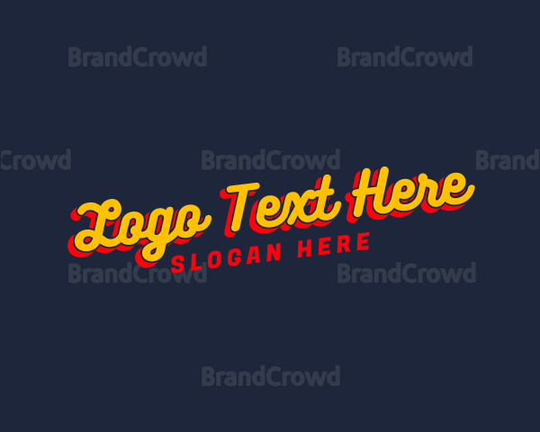 Retro Funky Brand Logo