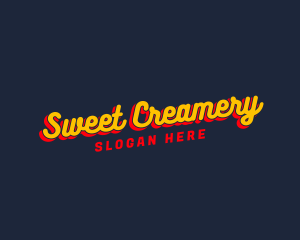 Retro Funky Brand logo design