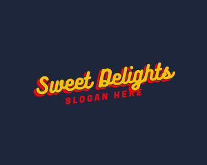 Retro Funky Brand logo design