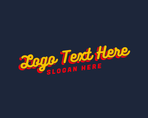 Pop Art - Retro Funky Brand logo design