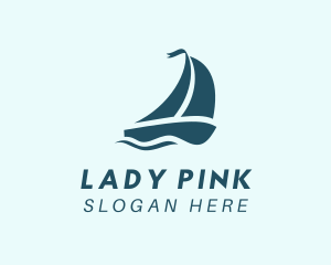 Sea Yacht Sailing Logo