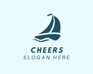 Sea Yacht Sailing Logo
