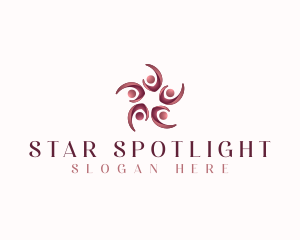 Human Star People logo design