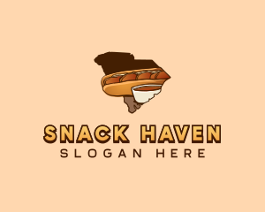 South Carolina Dip Sandwich logo design