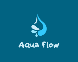 Irrigation - Abstract Liquid Water logo design