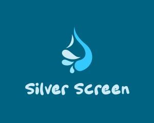 Swim - Abstract Liquid Water logo design