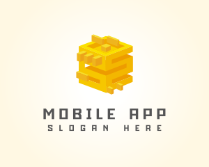 Shape - Digital Cube Technology logo design