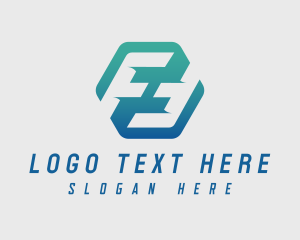 Generic Forwarding Hexagon Letter F Logo