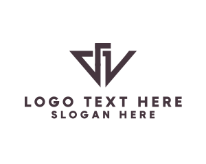 Lettermark - Professional Firm Letter V logo design