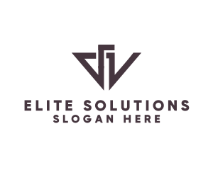 Studio - Professional Firm Letter V logo design