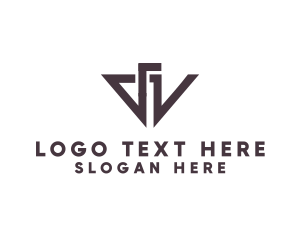 Business - Professional Firm Letter V logo design