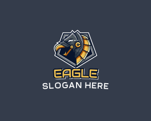 Cyborg Eagle Gaming logo design