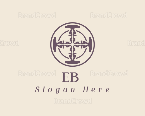 Elegant Ornament Studio Circle Logo