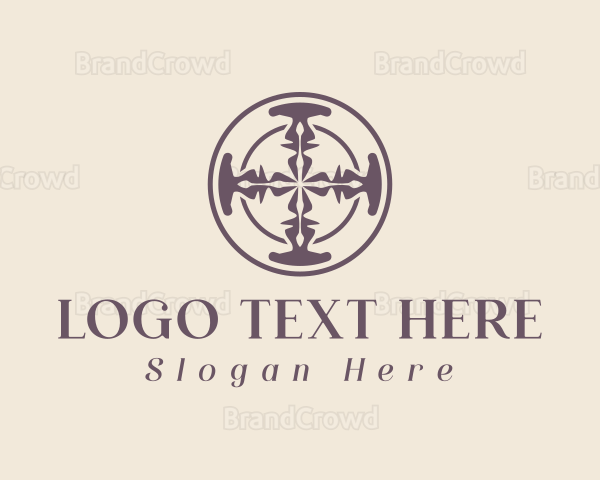 Elegant Ornament Studio Circle Logo