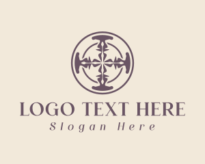 Home Decor - Elegant Ornament Studio Circle logo design