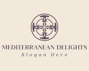 Mediterranean - Elegant Ornament Studio Circle logo design