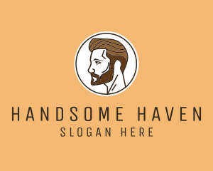Handsome Man Salon  logo design