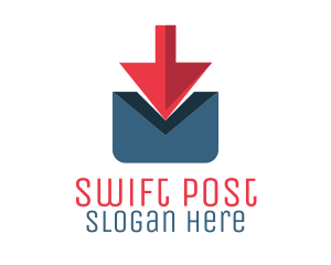 Post - Arrow Mail Inbox logo design