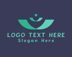 Textile Artist - Green Carpet Flooring logo design