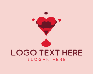 Valentine Heart Love Logo