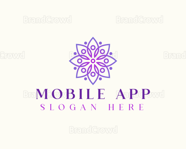 Beauty Mandala Flower Logo