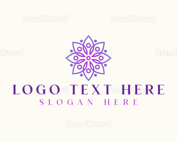 Beauty Mandala Flower Logo